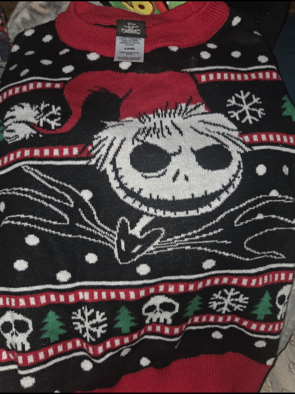 The Nightmare Crew Holiday Sweater - Black/Red